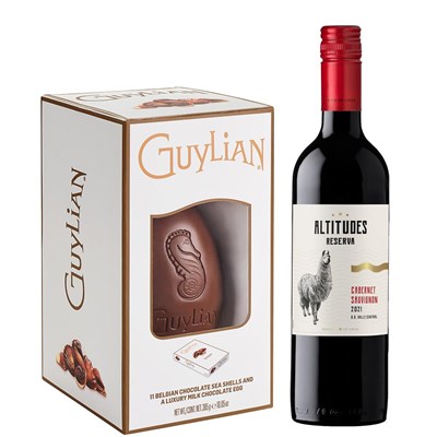 Altitudes Reserva Cabernet Sauvignon 75cl Red Wine And Guylian Chocolate Easter Egg 285g